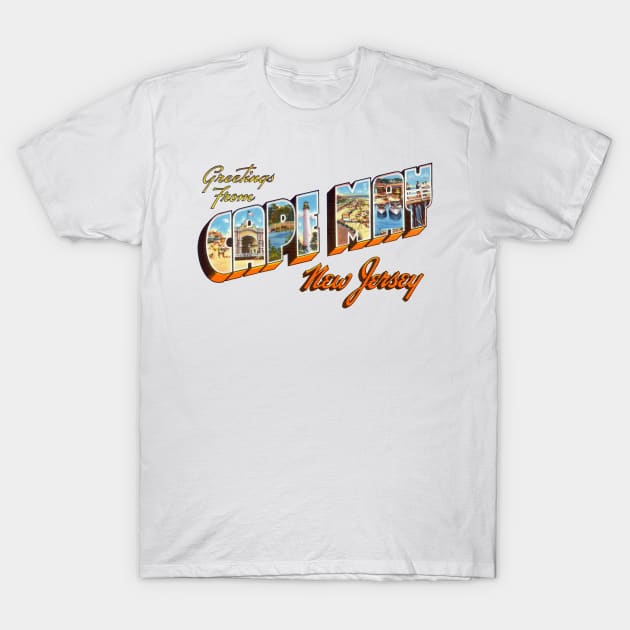 Greetings from Cape May New Jersey T-Shirt by reapolo